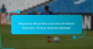 Respuesta del portero a los tiros de fútbol: Reacción, Técnica, Nivel de habilidad